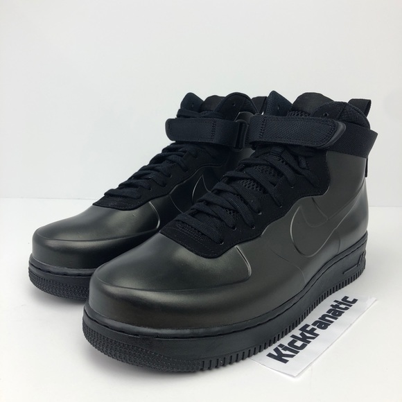 nike air force 1 foamposite cup triple black